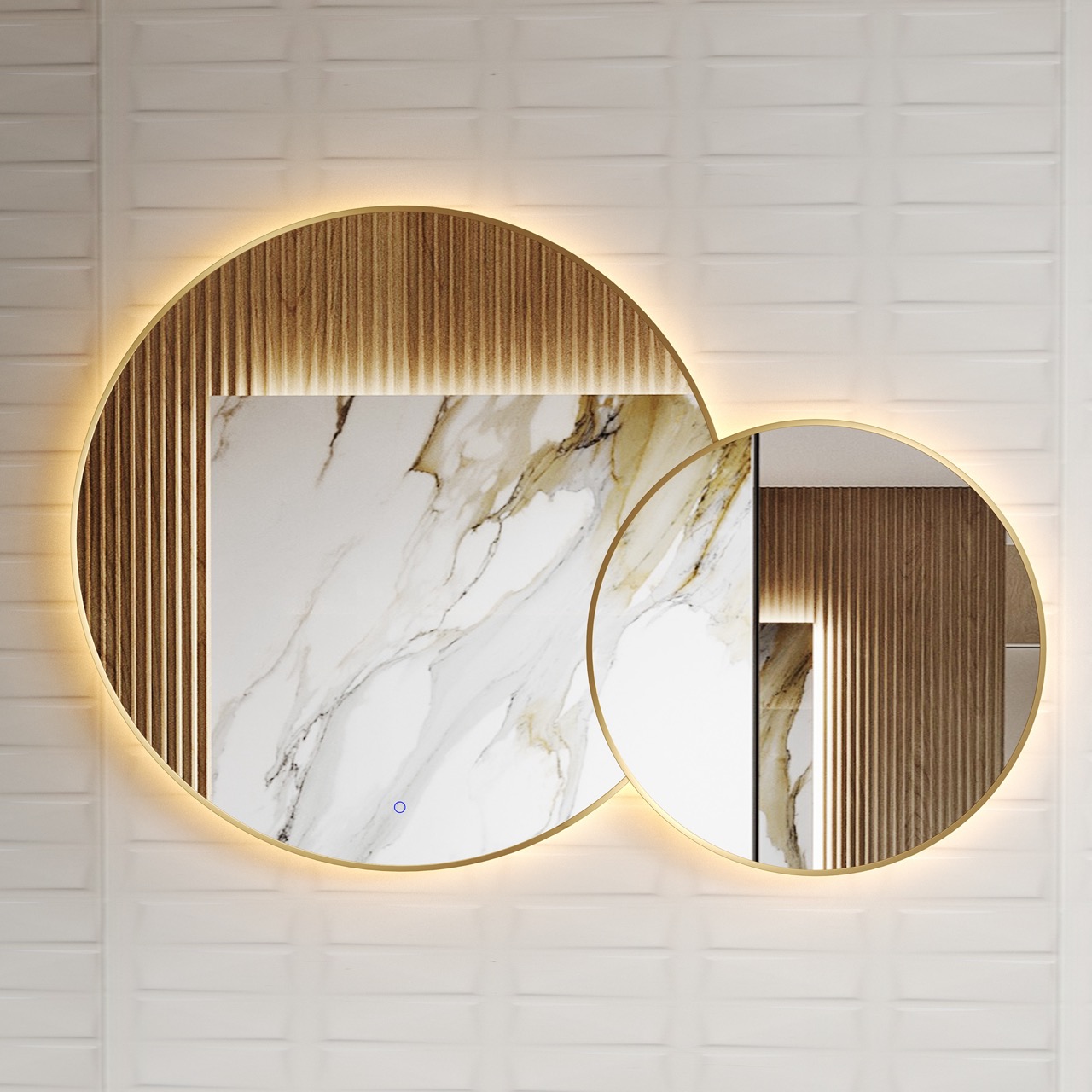 Chloe 02 Framed Led Mirror